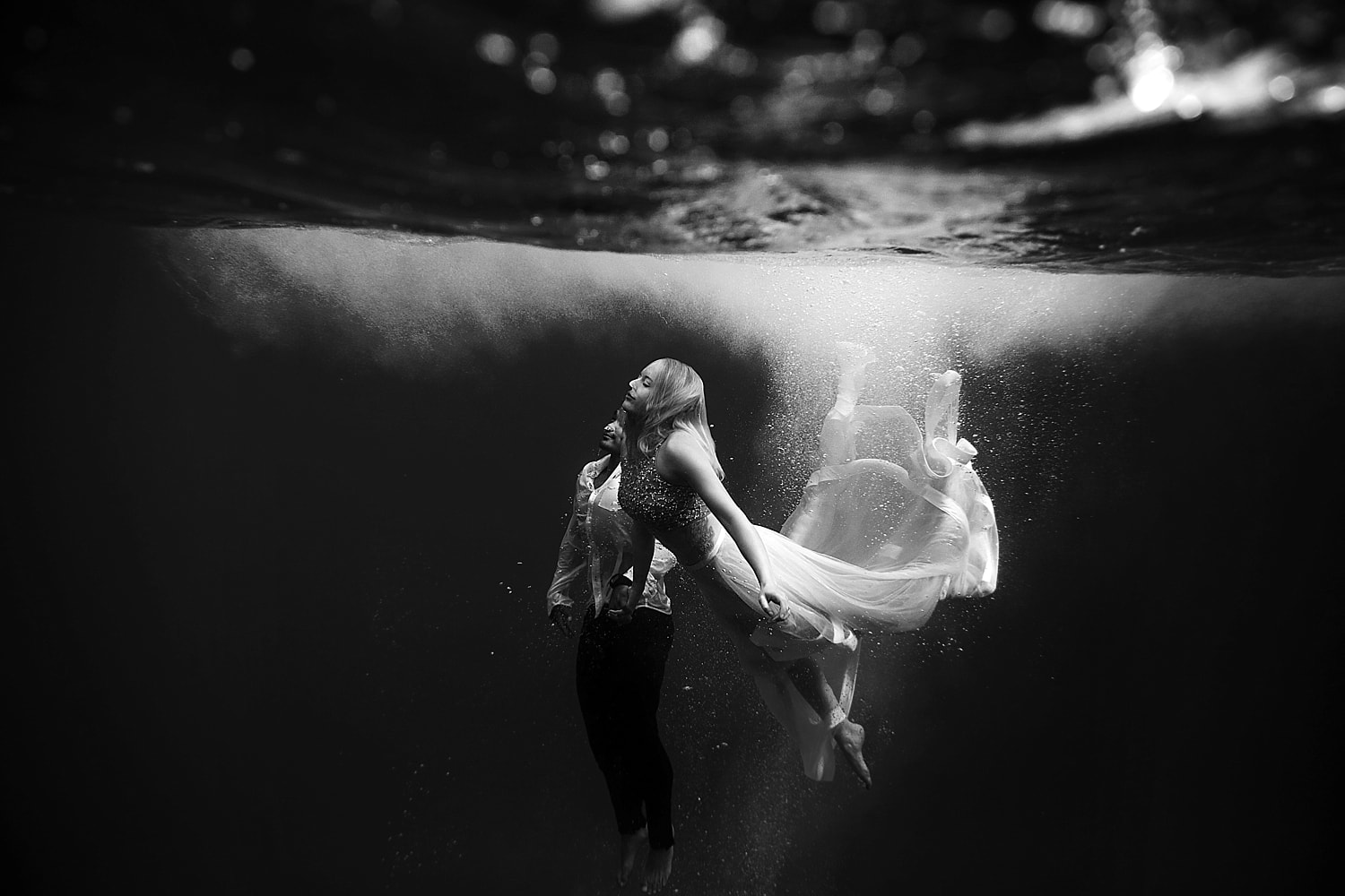 Maui Underwater Photographers Couples Portraits Love + Water Photography